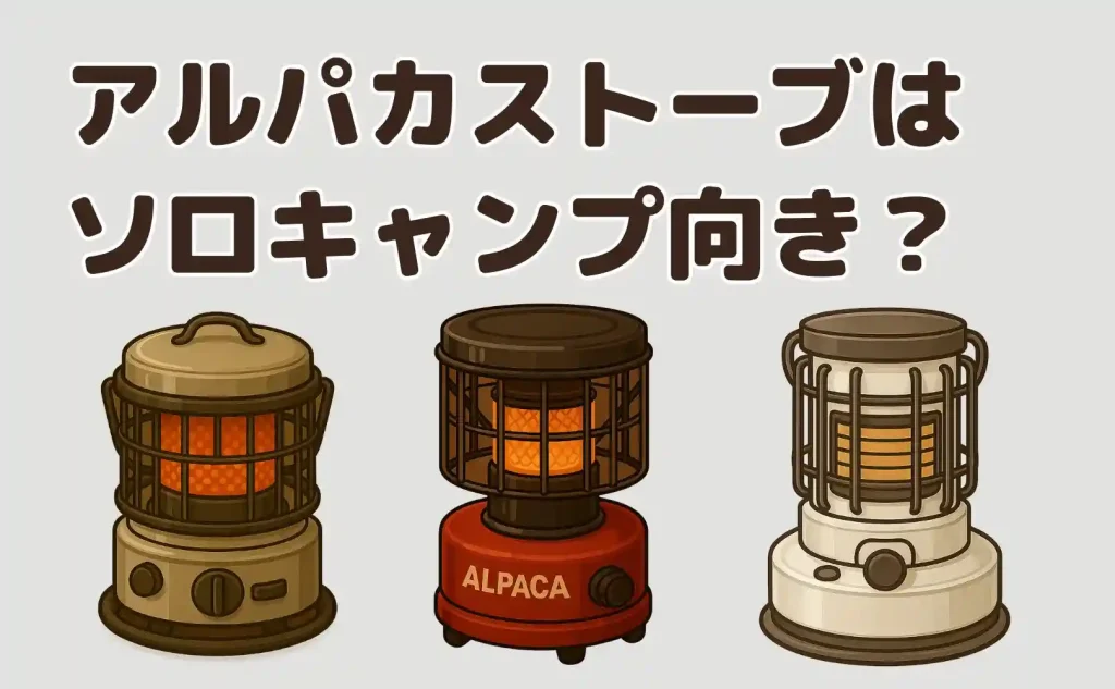 アルパカストーブはソロキャンプ向き?使い方と注意点は?